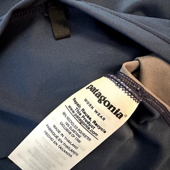 Patagonia RØ Surf Top Rash Guard Sun Shirt UPF 40+ Quick Dry Short Sleeve Medium - Picture 5 of 7